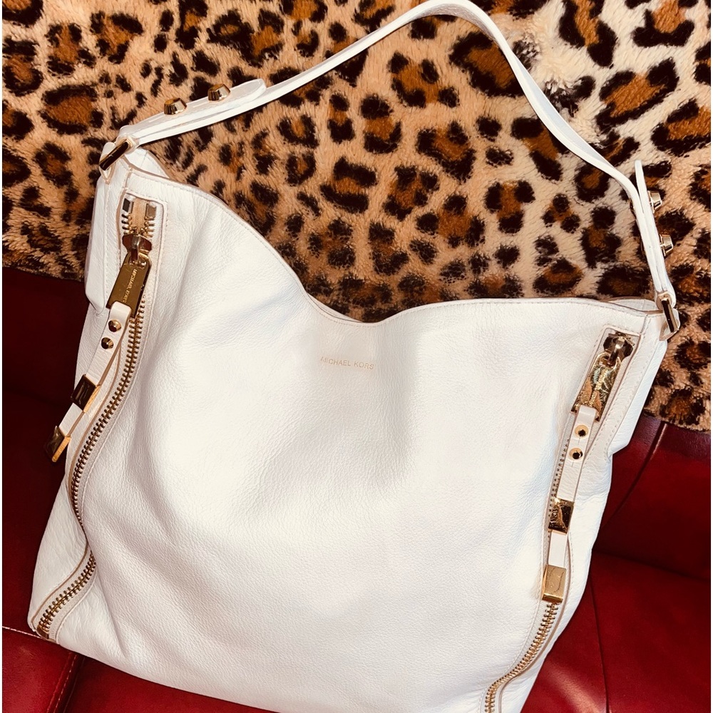 Michael Kors Large Leather Hobo Bag
